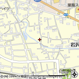 埼玉県飯能市岩沢96周辺の地図