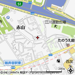 埼玉県川口市赤山1176-6周辺の地図