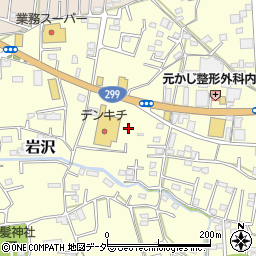株式会社でんきち飯能店周辺の地図