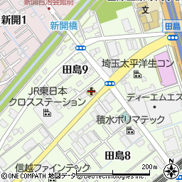 ファミリーマートさいたま田島九丁目店周辺の地図