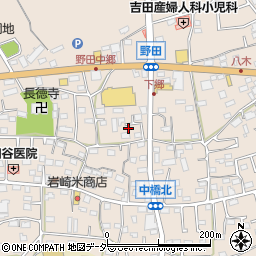 埼玉県入間市野田662周辺の地図