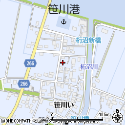 千葉県香取郡東庄町笹川い5214-36周辺の地図