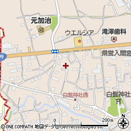 埼玉県入間市野田1524周辺の地図