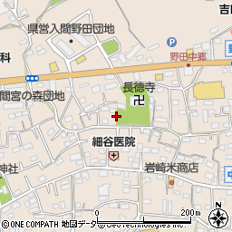 埼玉県入間市野田597周辺の地図