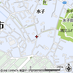 埼玉県富士見市水子1334周辺の地図