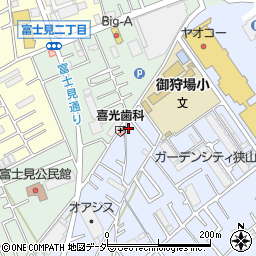 埼玉県狭山市北入曽792周辺の地図