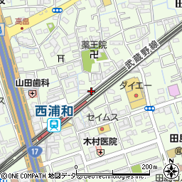 埼玉県さいたま市桜区田島5丁目14周辺の地図
