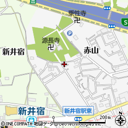 埼玉県川口市赤山1221-3周辺の地図
