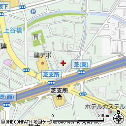 埼玉県川口市芝6834-1周辺の地図