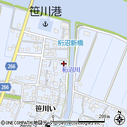 千葉県香取郡東庄町笹川い5214-2周辺の地図