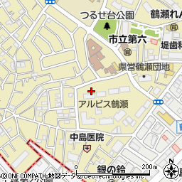 埼玉県富士見市鶴瀬西2丁目周辺の地図