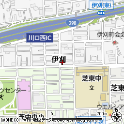 埼玉県川口市伊刈1128-4周辺の地図
