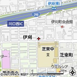 埼玉県川口市伊刈251-5周辺の地図
