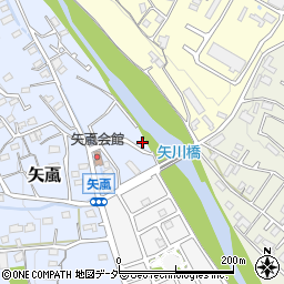 埼玉県飯能市矢颪90周辺の地図