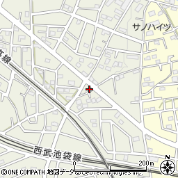 埼玉県飯能市笠縫343-5周辺の地図
