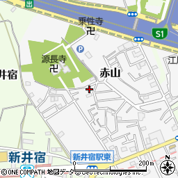 埼玉県川口市赤山1227周辺の地図