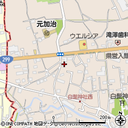 埼玉県入間市野田1523周辺の地図