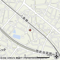 埼玉県飯能市笠縫130-23周辺の地図