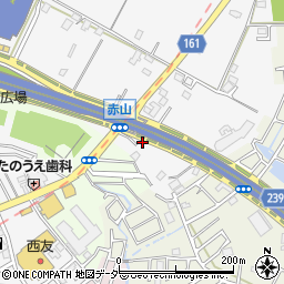 埼玉県川口市赤山345周辺の地図