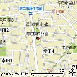 幸田第2公園周辺の地図