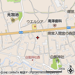 埼玉県入間市野田1512周辺の地図