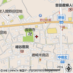 埼玉県入間市野田618周辺の地図