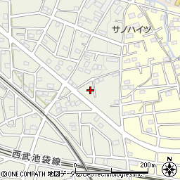 埼玉県飯能市笠縫336-7周辺の地図