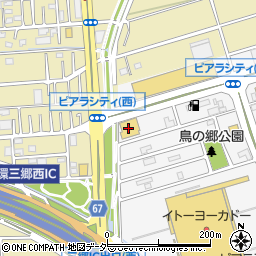 オートバックス三郷店周辺の地図