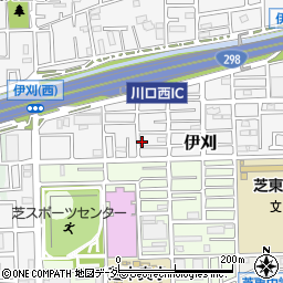 埼玉県川口市伊刈1062-12周辺の地図