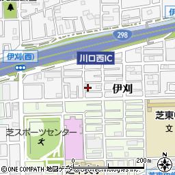 埼玉県川口市伊刈1062-11周辺の地図