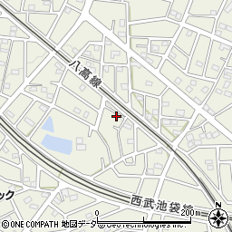 埼玉県飯能市笠縫133-22周辺の地図