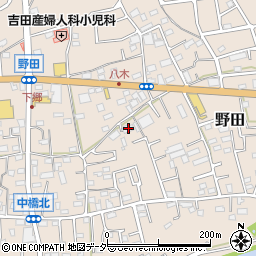 埼玉県入間市野田857周辺の地図