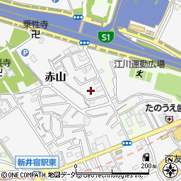 埼玉県川口市赤山1079-5周辺の地図