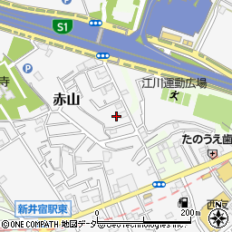 埼玉県川口市赤山1079-4周辺の地図