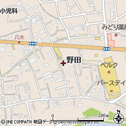 埼玉県入間市野田828周辺の地図