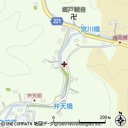 埼玉県飯能市上直竹下分7周辺の地図