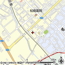 千葉県我孫子市布佐3353-12周辺の地図