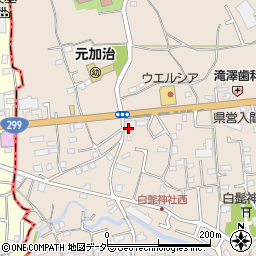 埼玉県入間市野田1522周辺の地図
