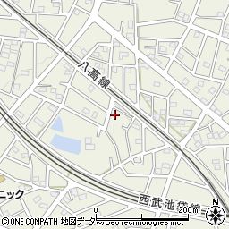 埼玉県飯能市笠縫130-27周辺の地図