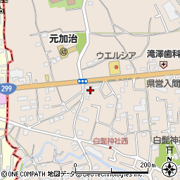 埼玉県入間市野田1521周辺の地図
