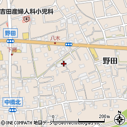 埼玉県入間市野田858周辺の地図