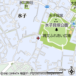 埼玉県富士見市水子2071周辺の地図