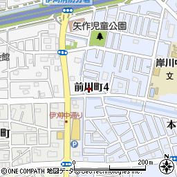 埼玉県川口市前川町周辺の地図