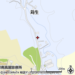 埼玉県飯能市苅生47周辺の地図