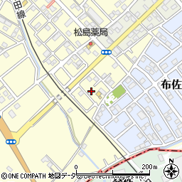 千葉県我孫子市布佐3362-24周辺の地図