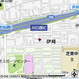 埼玉県川口市伊刈1063-3周辺の地図