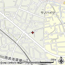 埼玉県飯能市笠縫336-3周辺の地図