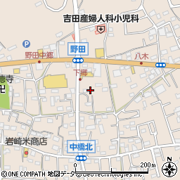埼玉県入間市野田654周辺の地図
