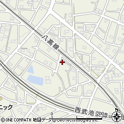 埼玉県飯能市笠縫130-26周辺の地図