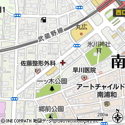 シーアイマンション南浦和文化通り管理事務室周辺の地図